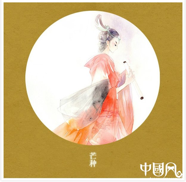 唯美二十四節(jié)氣古風圖片，可做頭像的古風插畫