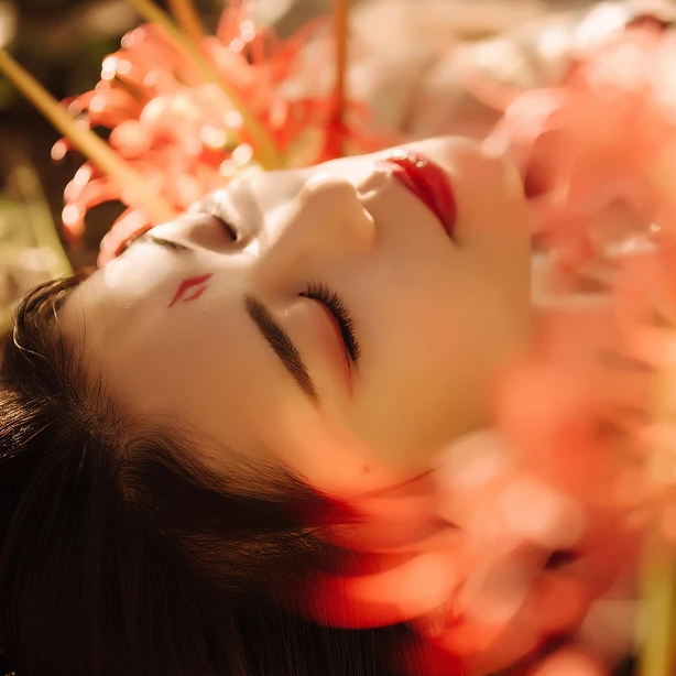 匠心啟航閱讀彼岸花開唯美古風(fēng)女子頭像