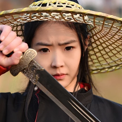 霸氣斗笠?guī)П髋^像，唯美古風(fēng)真人頭像