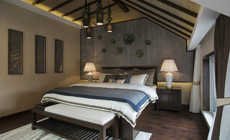 新中式裝修設計，新中式會舍裝修