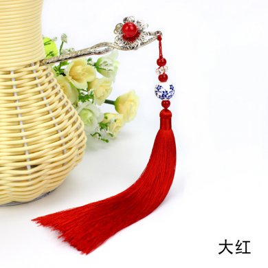 匠心啟航閱讀頭飾發(fā)簪古典步搖