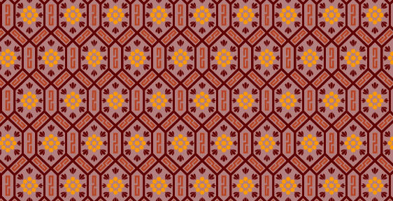 中國傳統(tǒng)明代服飾幾何花圖案，矢量素材