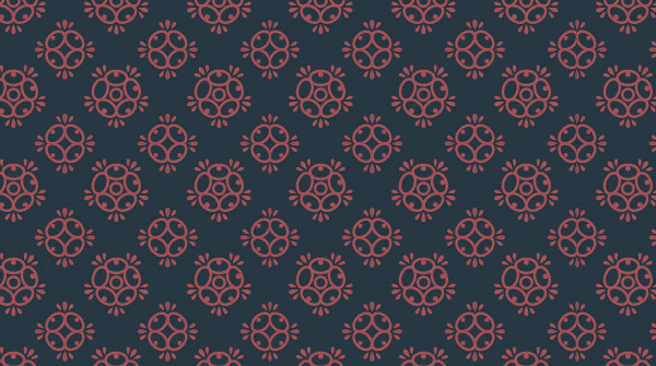 中國傳統(tǒng)唐代服飾團窠紋圖案一，矢量素材