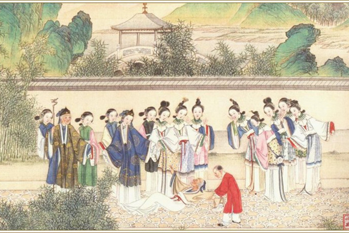 清代畫家孫溫繪畫的全本紅樓夢圖（二）