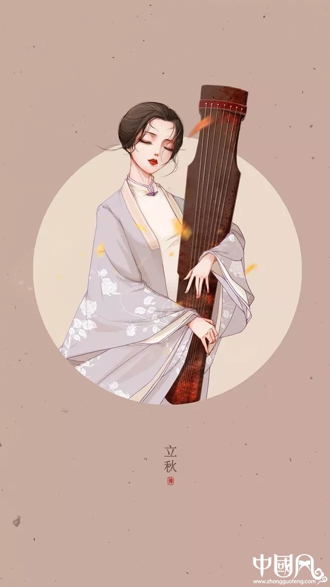 二十四節(jié)氣美人圖，唯美古風(fēng)手機(jī)壁紙圖集