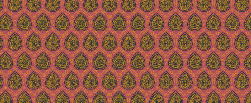 中國(guó)傳統(tǒng)明代服飾水滴形圖案，矢量素材